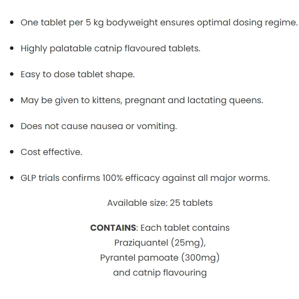 قرض ضدانگل گربه از برند مدپت