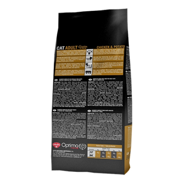 خوراک گربه بالغ اپتیمانوا طعم مرغ و برنج 8 کیلوگرم