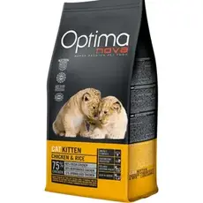 خوراک گربه کیتن اپتیمانوا با طعم مرغ و برنج