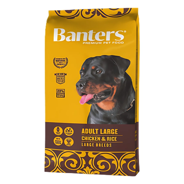 خوراک سگ بالغ نژاد بزرگ طعم مرغ و برنج 15 کیلوگرم